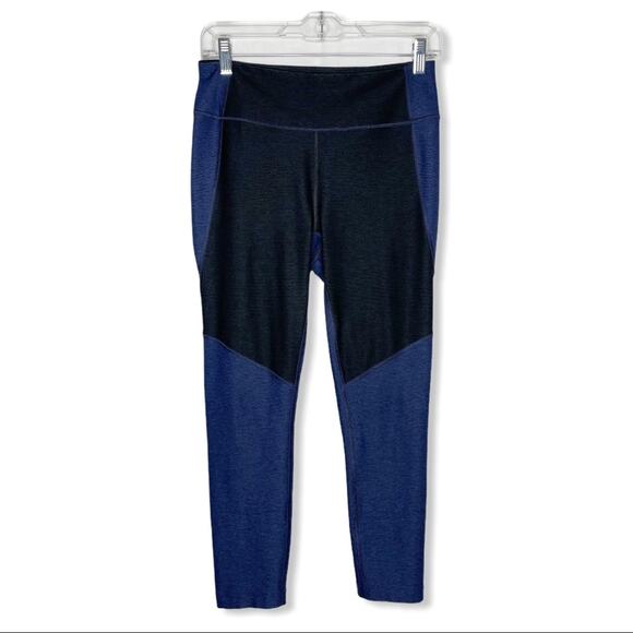 OUTDOOR VOICES / Warmup blue colorblock leggings - Picture 1 of 7